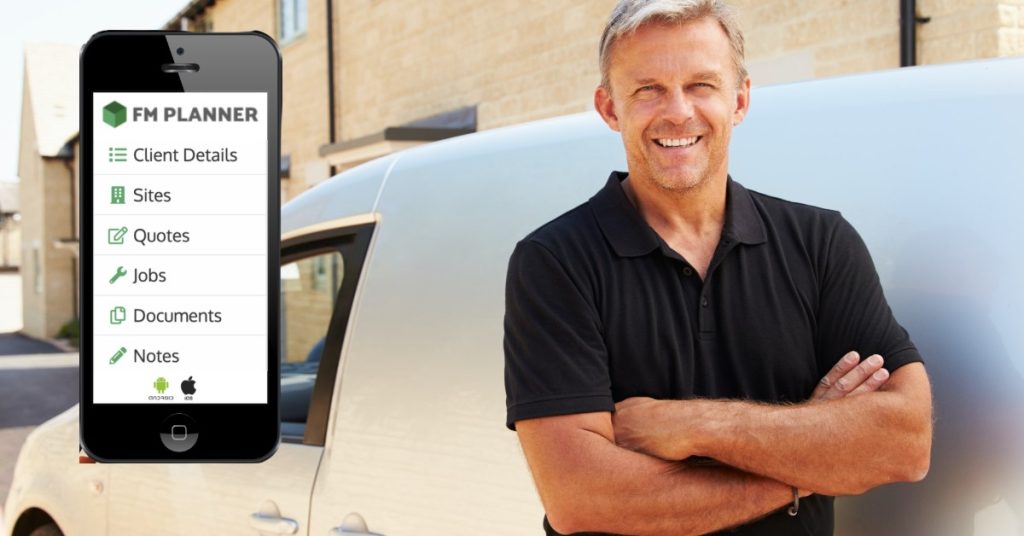 Mobile Device Mobile worker using FM Planner